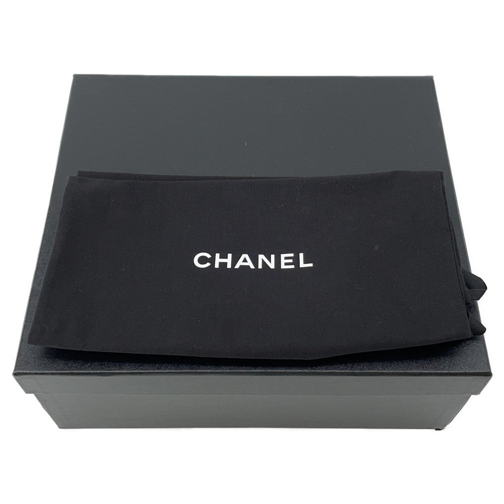 CHANEL High cut sneakers White/BlackG45109 Leather Size 36