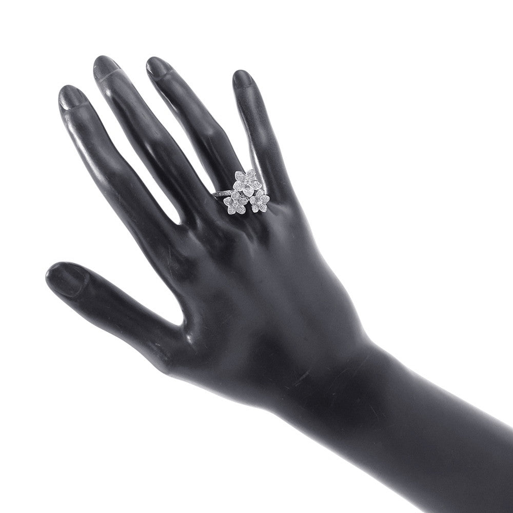 GRAFF Wildflower Diamond Cluster Ring Size Approximately No. 14RGR843 18K White Gold