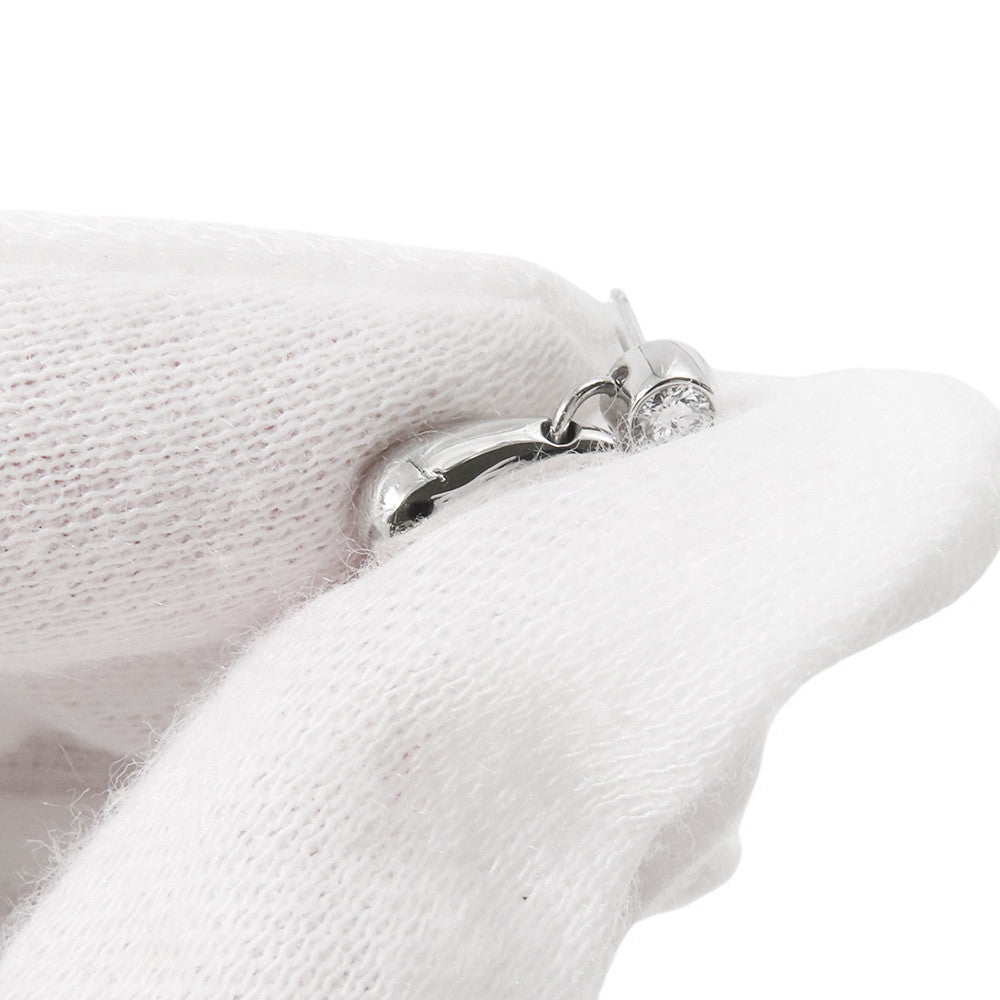 TIFFANY&Co. Elsa Peretti Teardrop Diamond Earrings Pt950