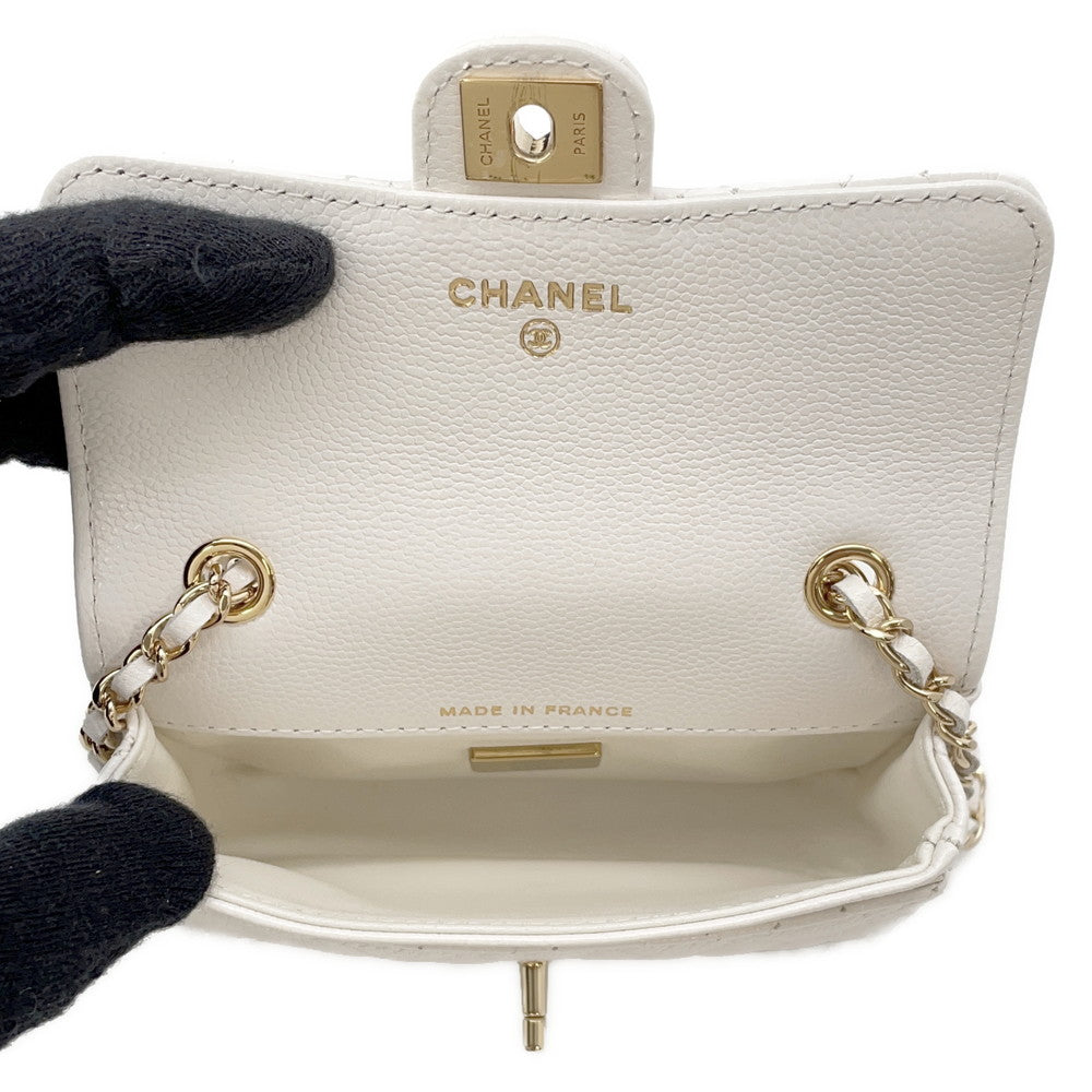 CHANEL Success Story Bag 4-piece set Black/WhiteAS1949 Lambskin Caviar Leather Sequins
