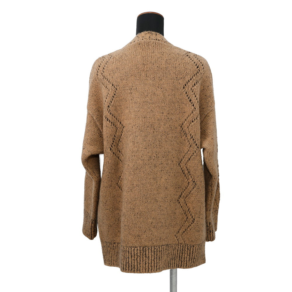 CHANEL cardigan Size 38 BrownP72908 Wool74% Cashmere20% Silk5% Nylon1% Rhinestone