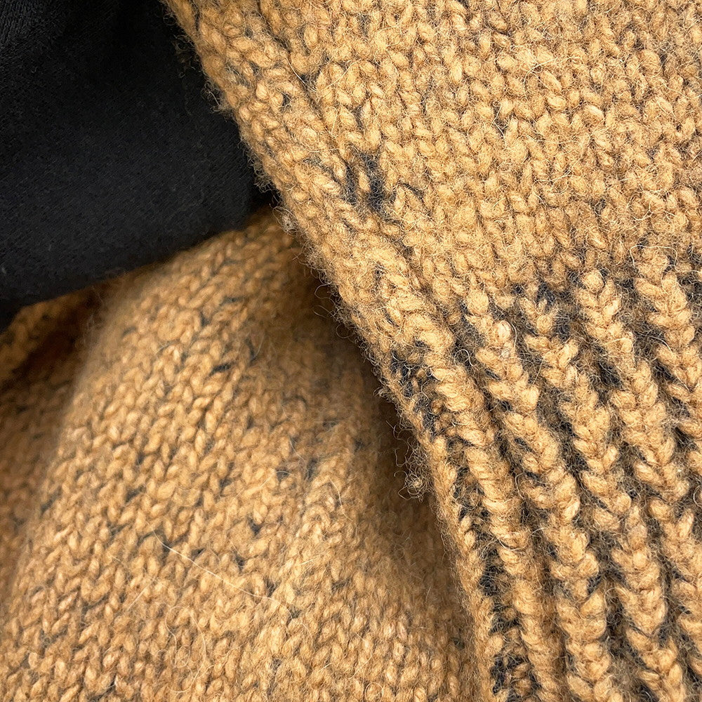 CHANEL cardigan Size 38 BrownP72908 Wool74% Cashmere20% Silk5% Nylon1% Rhinestone