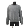CELINE Triomphe Knit Sweater Size XL Gray/Off-white2AC85048T Wool 90% Cashmere10%