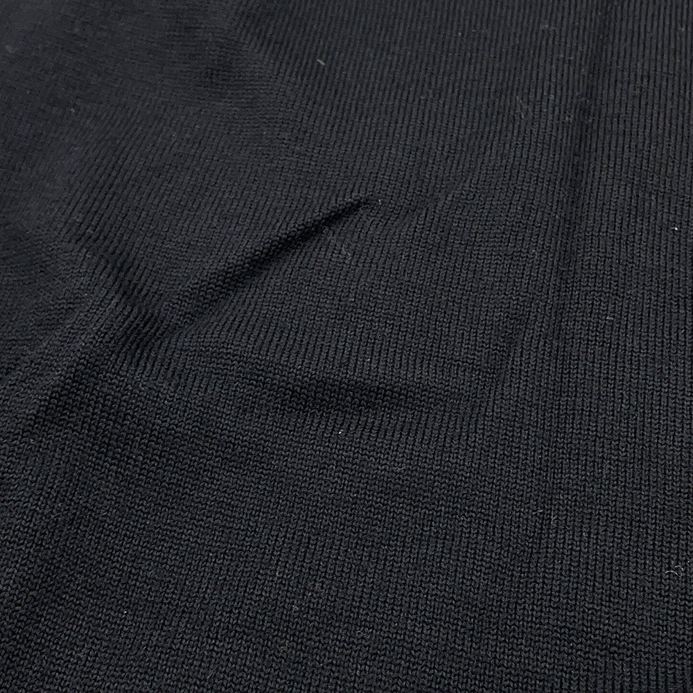 CELINE Triomphe crew neck sweater Size L Black2AH80322U Wool 100%