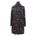 CHANEL Tweed Soutien Collar Coat Size 36 Navy/MulticolorP42157 Wool 36% Cotton31% Acryl26% Nylon7%