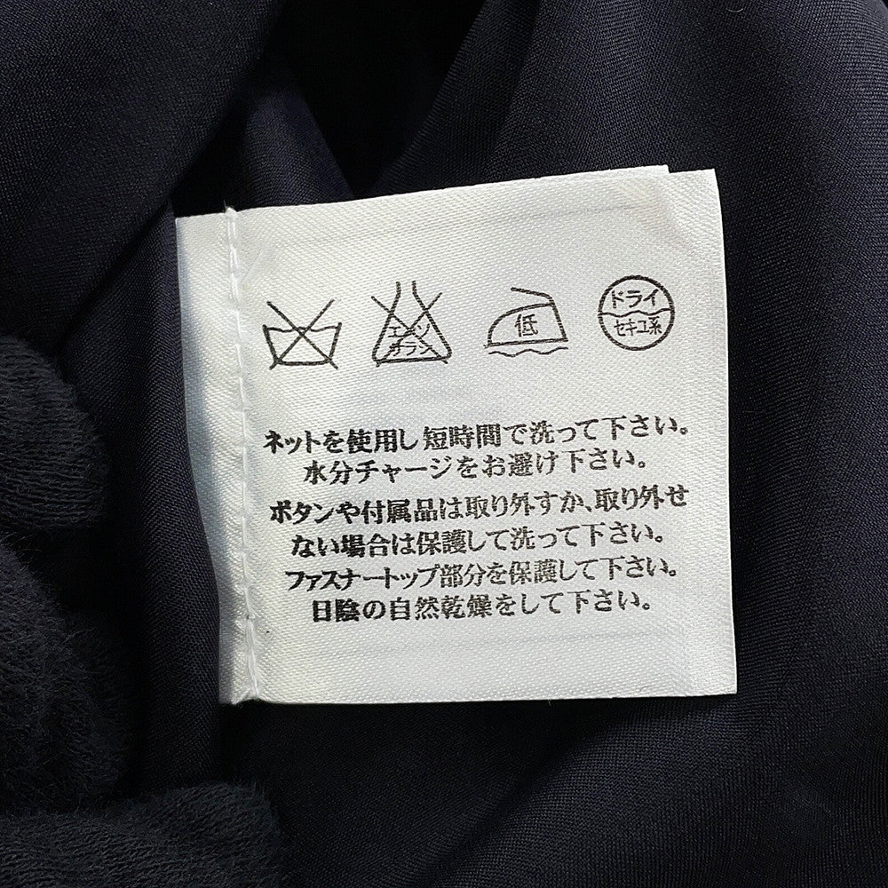 CHANEL Tweed Soutien Collar Coat Size 36 Navy/MulticolorP42157 Wool 36% Cotton31% Acryl26% Nylon7%