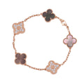 Van Cleef & Arpels Vintage Alhambra Bracelet 5 motifsVCARP2R100 18K Pink Gold