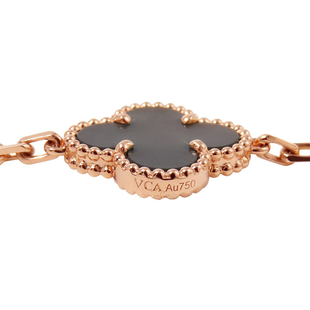 Van Cleef & Arpels Vintage Alhambra Bracelet 5 motifsVCARP2R100 18K Pink Gold