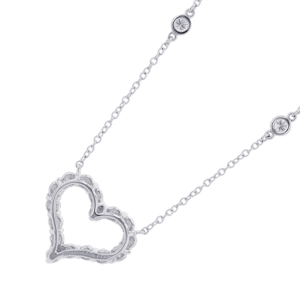TIFFANY&Co. Sentimental Heart by the Yard Pendant Pt950