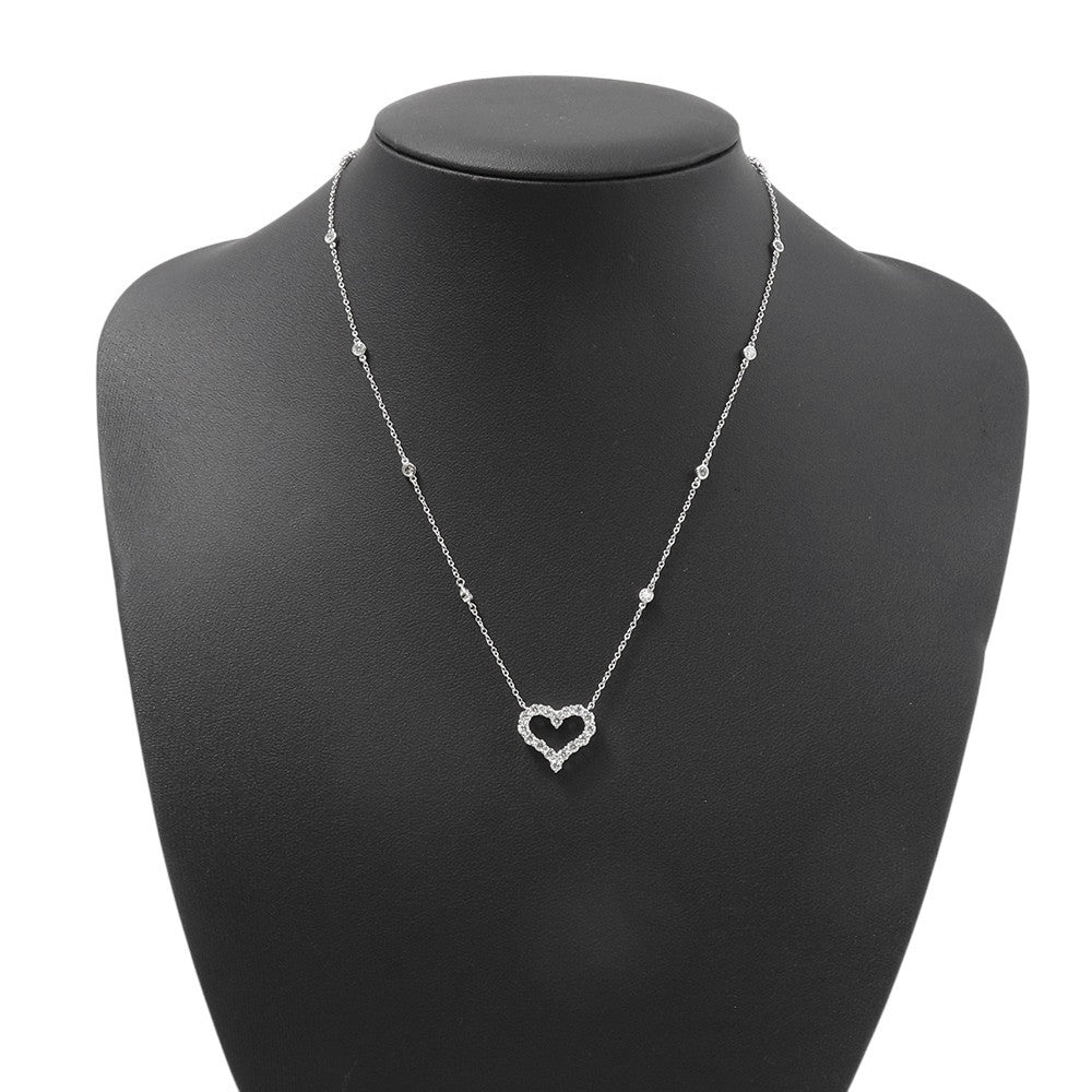 TIFFANY&Co. Sentimental Heart by the Yard Pendant Pt950