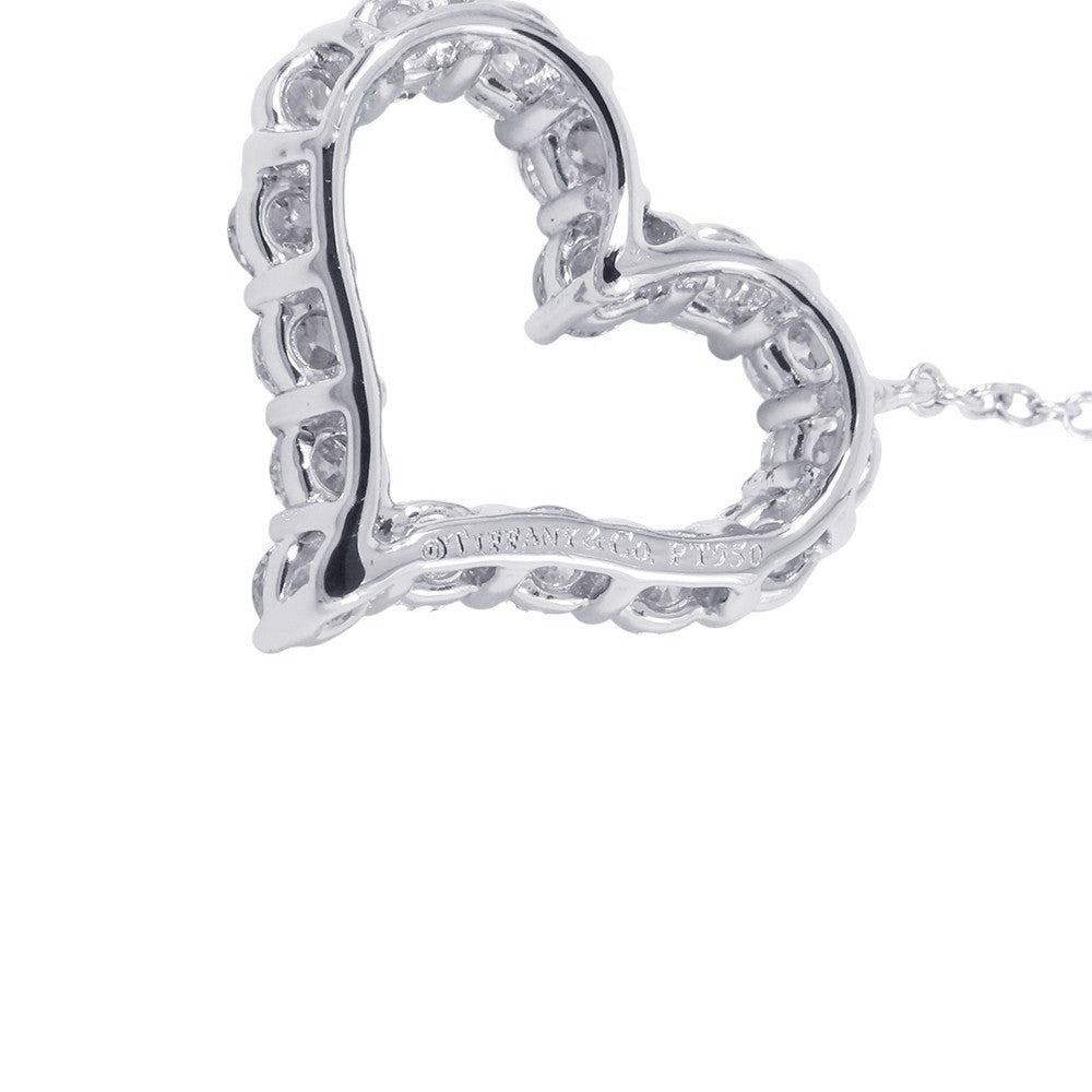 TIFFANY&Co. Sentimental Heart by the Yard Pendant Pt950