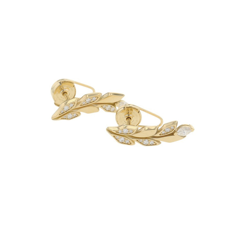TIFFANY&Co. Victoria Vine Climber Earrings 18K Yellow Gold