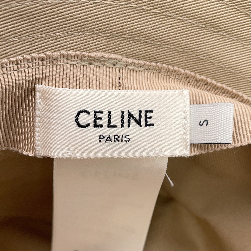 CELINE logo bucket hat Size S Beige2AU3B968P Cotton100%