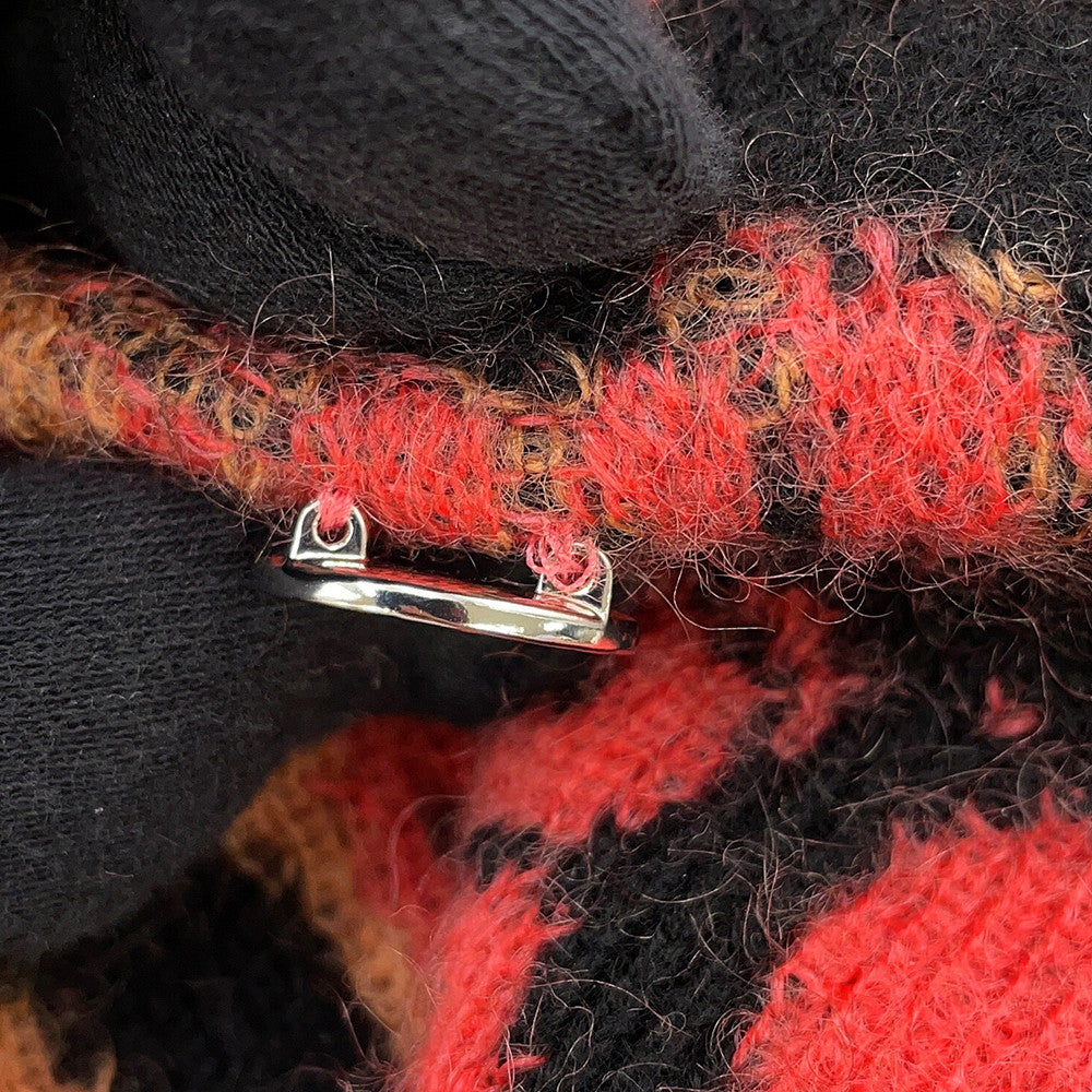 CHANEL Leopard knit sweater Size 36 Brown/Black/PinkP75361 Cashmere43% Mohair 32% Polyamide19% Wool 6%