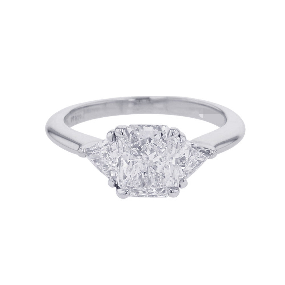 TIFFANY&Co. Diamond Ring Size Approximately 8th Pt950