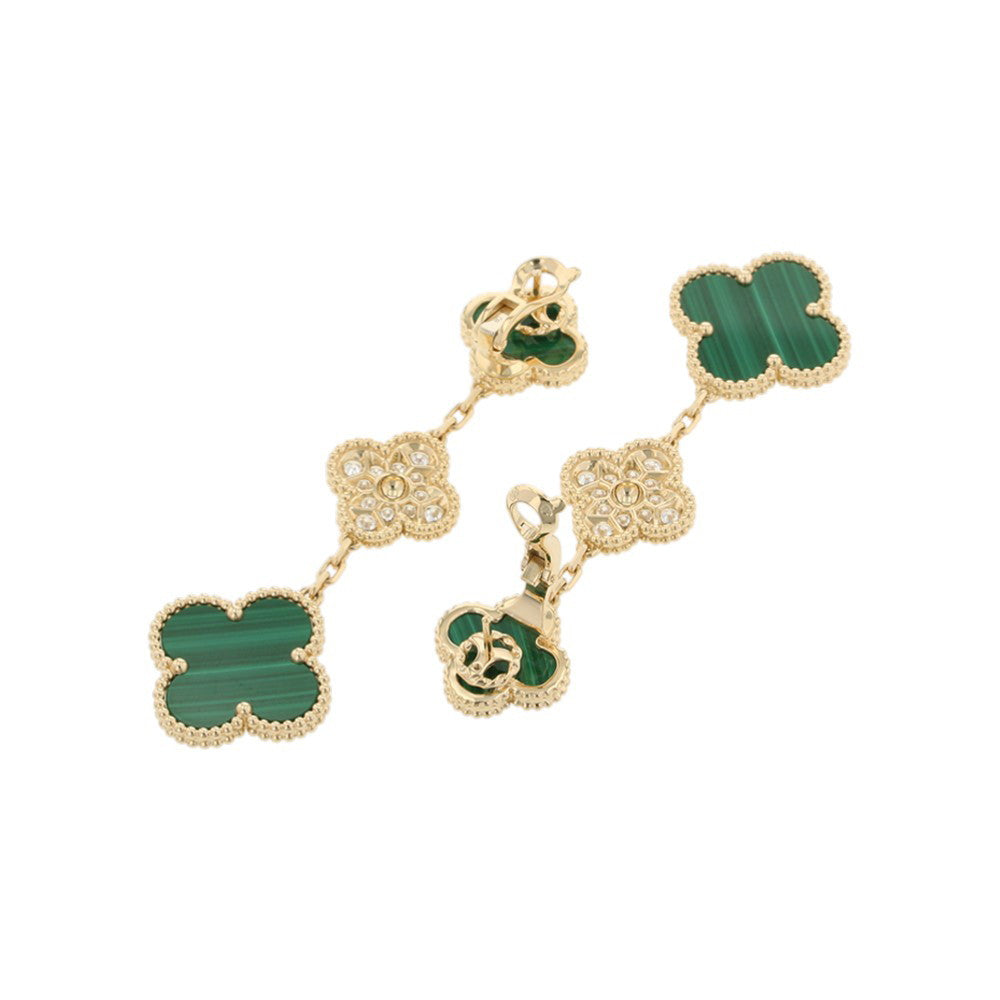 Van Cleef & Arpels Magic Alhambra Earring 3 MotifVCARO9II00 18K Yellow Gold