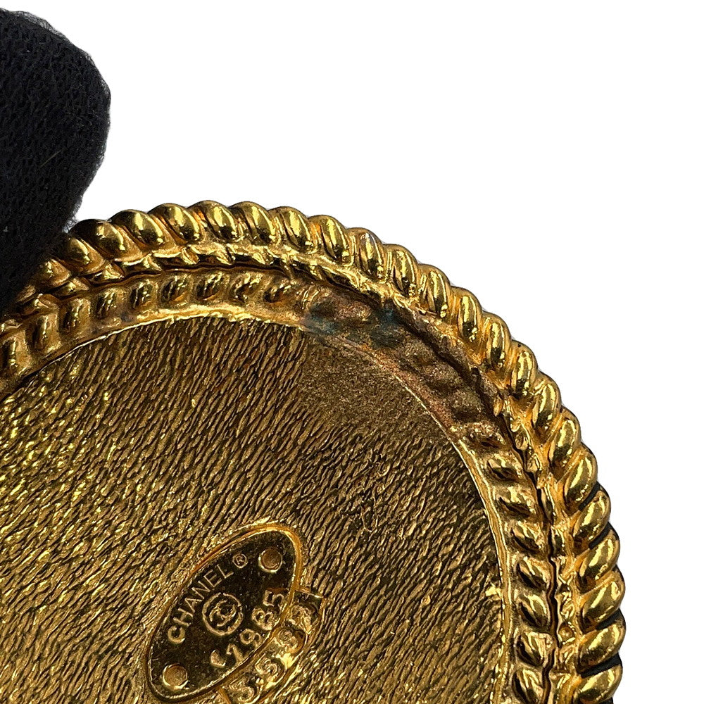 CHANEL Gripoa Double Necklace Gold Gold Plated