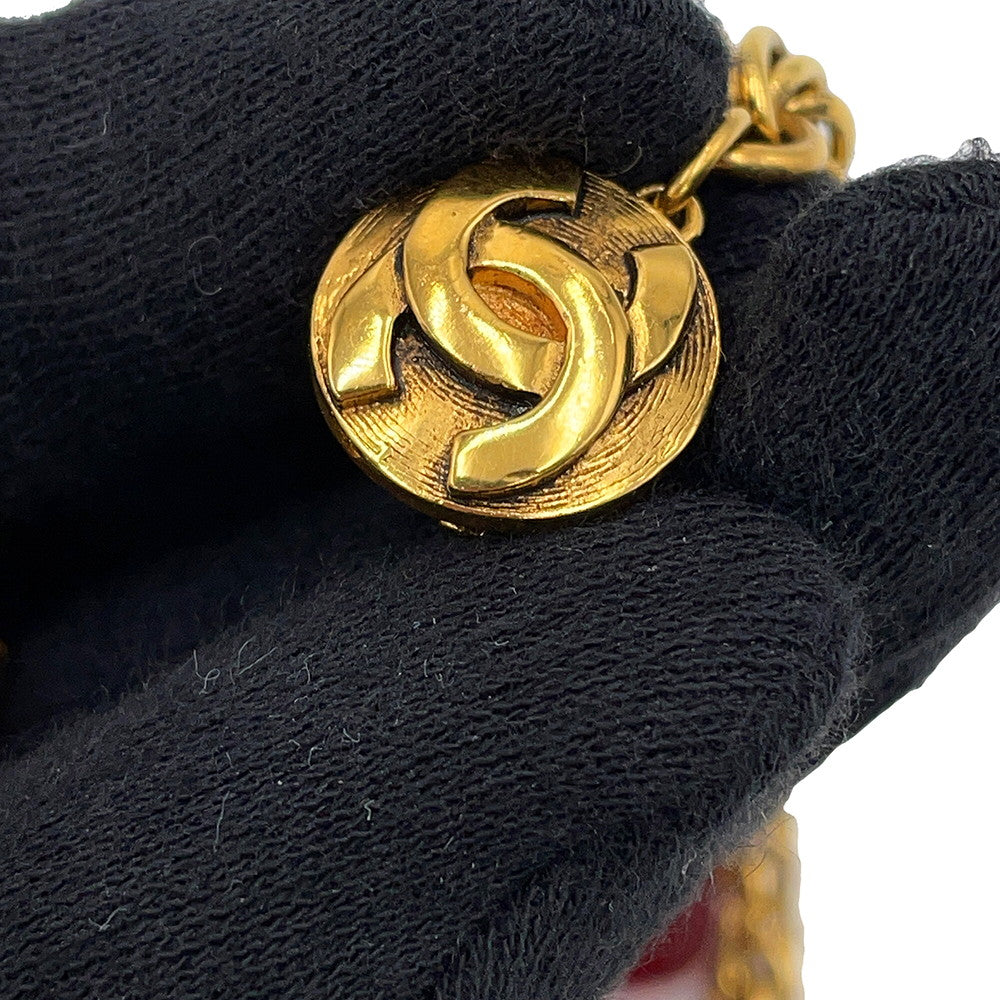 CHANEL Gripoa Double Necklace Gold Gold Plated