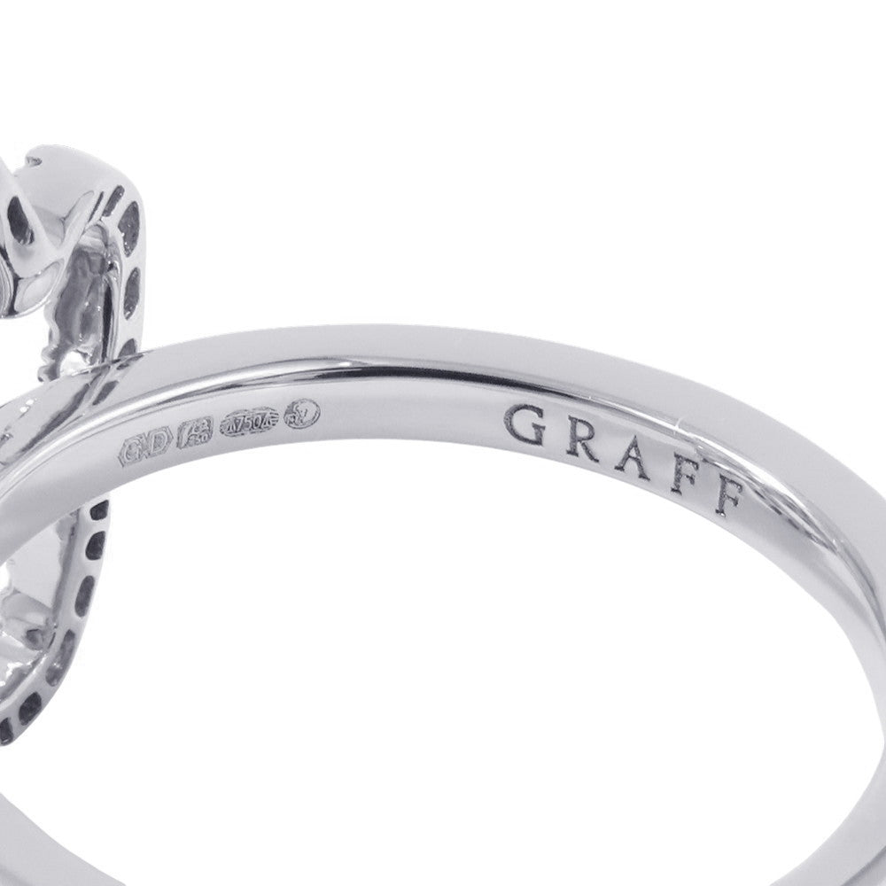 GRAFF Wildflower Diamond Ring Size Approximately No. 9RGR846 18K White Gold