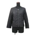 CHANEL COCO Button Collarless Quilted Jacket Size 36 BlackP46944 Nylon 98% Polyethylene 2%