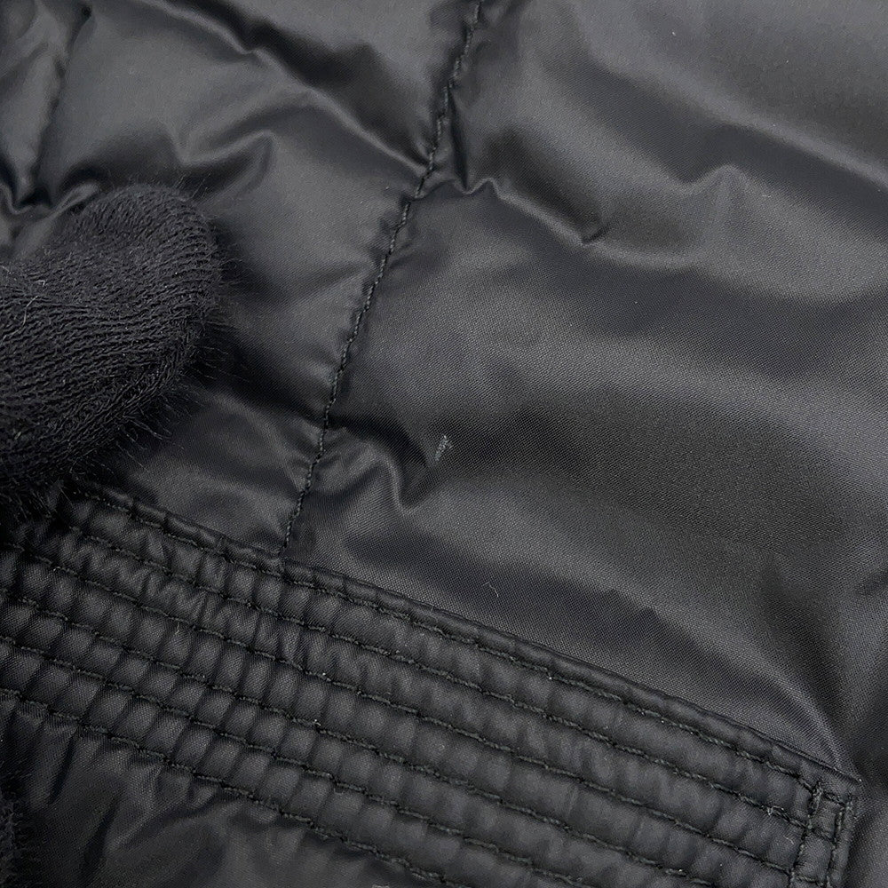 CHANEL COCO Button Collarless Quilted Jacket Size 36 BlackP46944 Nylon 98% Polyethylene 2%