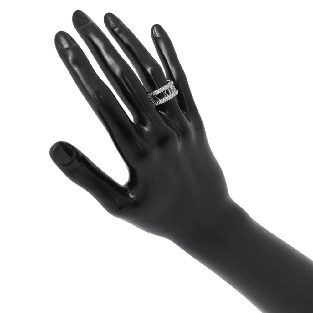 TIFFANY&Co. Atlas Open Ring Size Approximately No. 13 18K White Gold