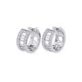 TIFFANY&Co. Atlas Open-A Earrings 18K White Gold