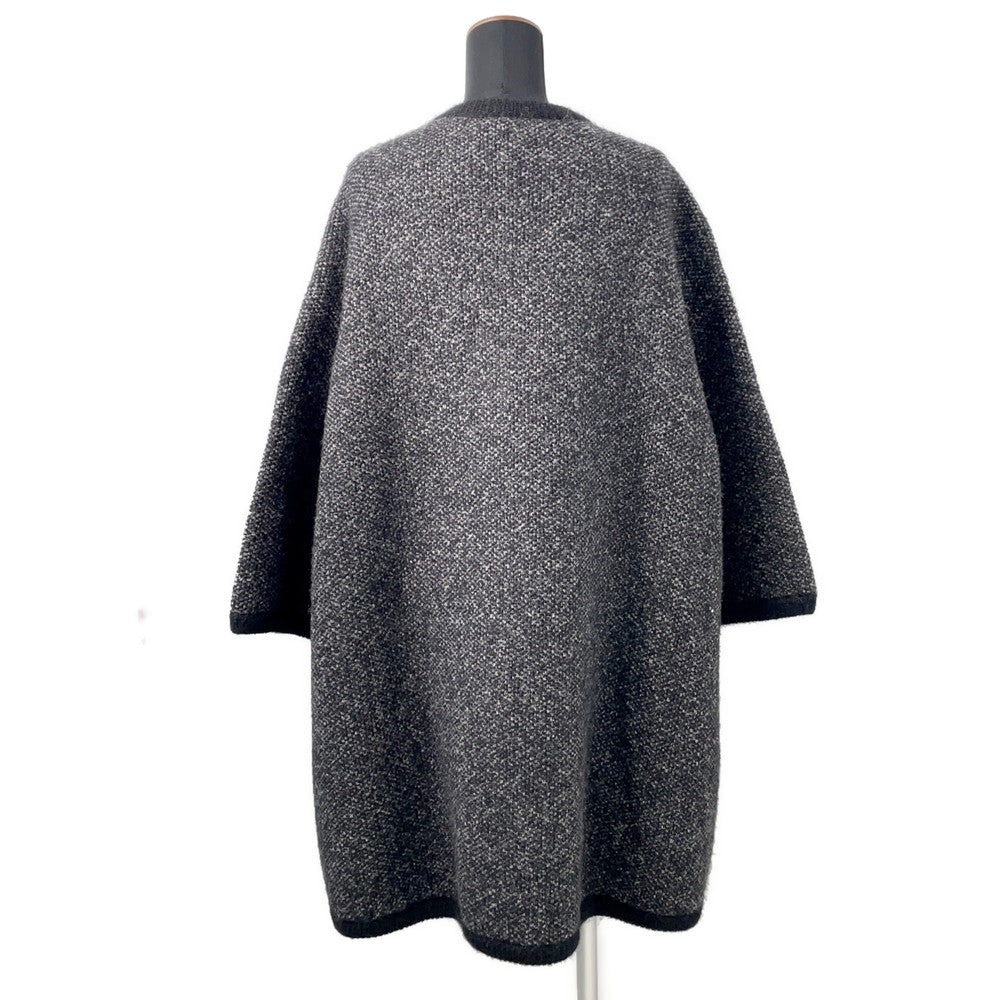 CHANEL Knit coat Size 36 BlackP50484 Alpaca47% Cashmere35% Nylon16% Wool 2%