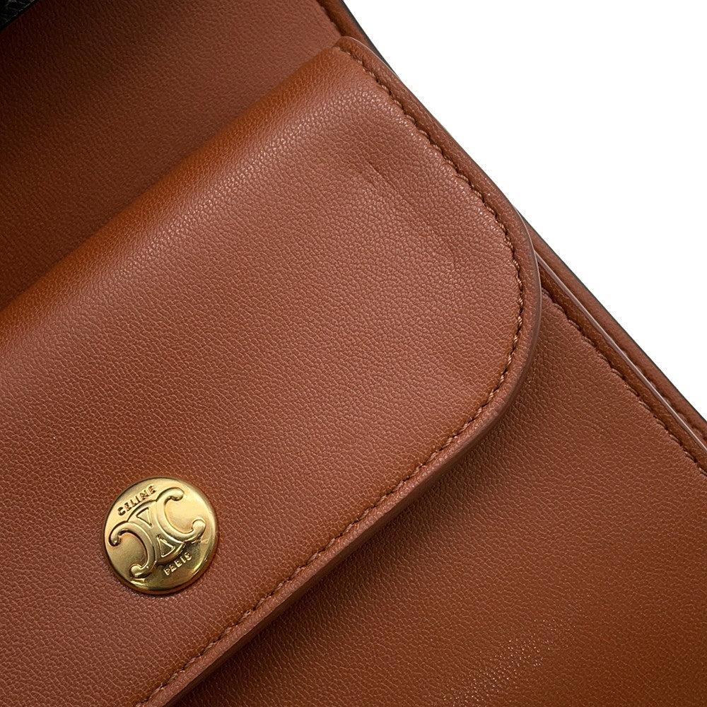 CELINE Triomphe Travel Kit Tan4M3262AKL.04LU TriompheCanvas Leather