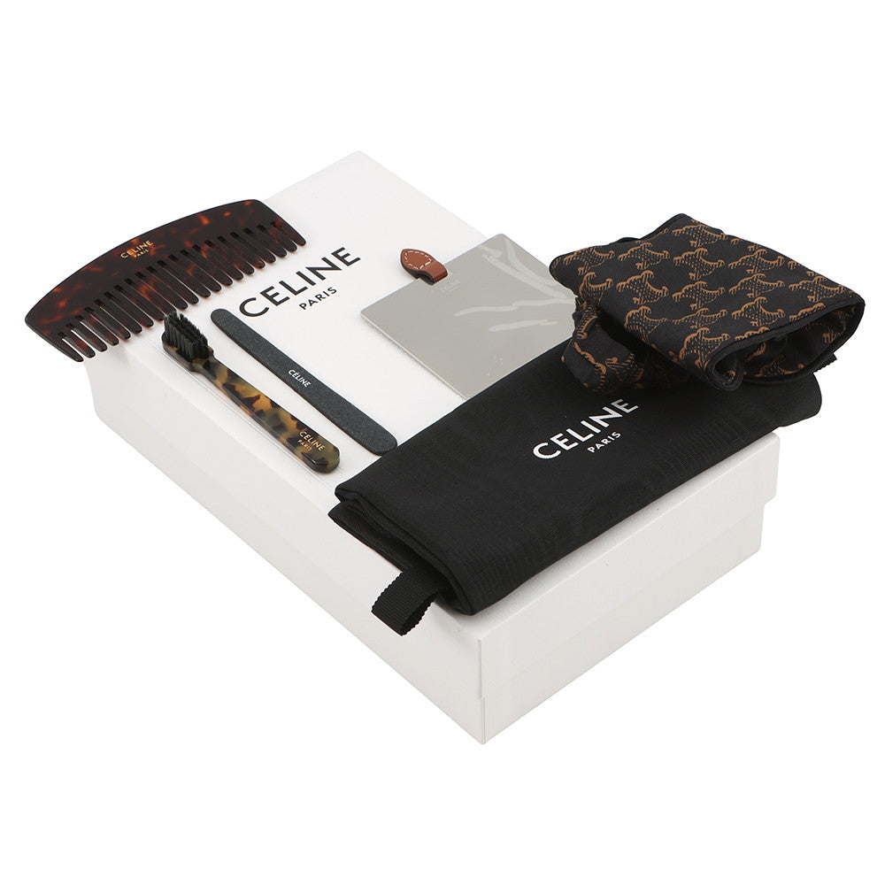 CELINE Triomphe Travel Kit Tan4M3262AKL.04LU TriompheCanvas Leather