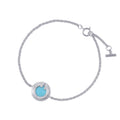 TIFFANY&Co. T TWO Circle Bracelet 18K White Gold