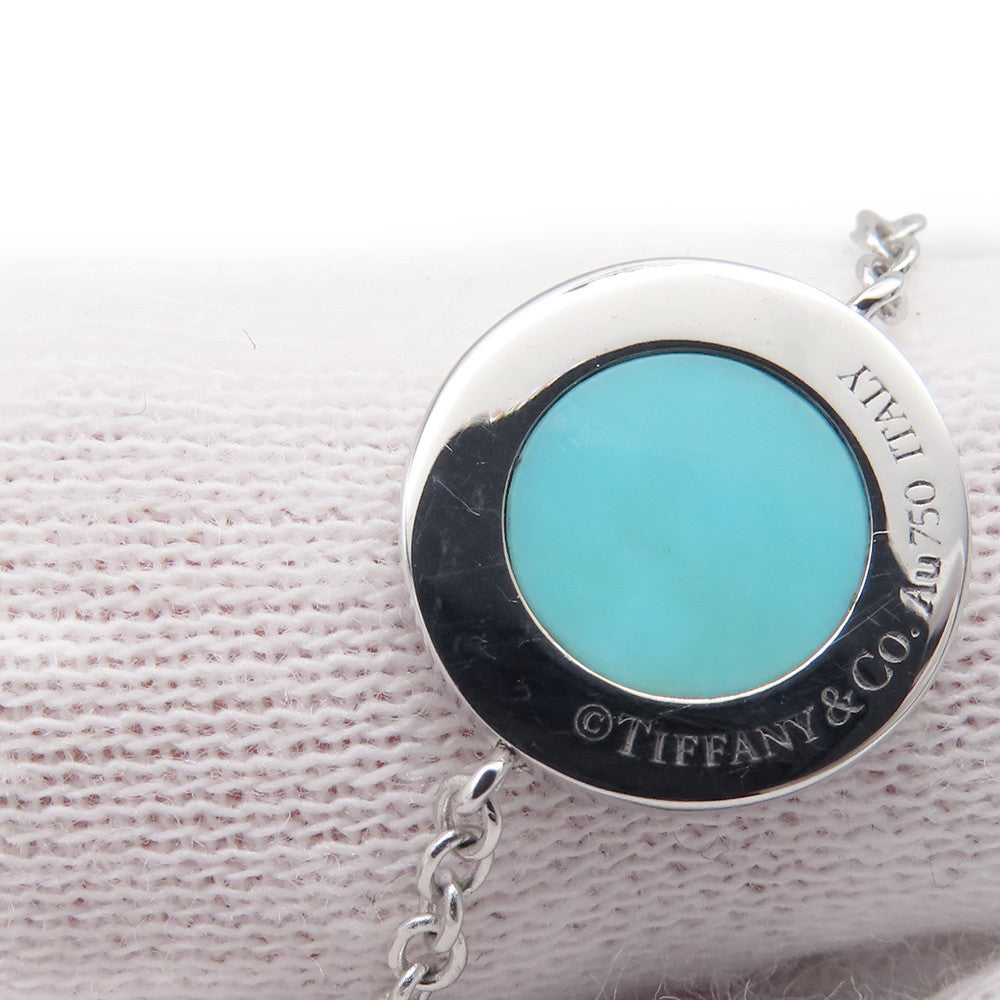 TIFFANY&Co. T TWO Circle Bracelet 18K White Gold