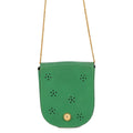 CELINE Star Ball ChainShoulder Bag Green Leather
