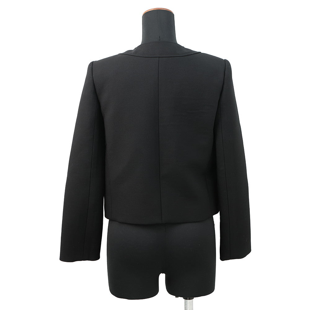 CELINE Brompton Jacket Size 34 BlackRV045066V Wool 100%