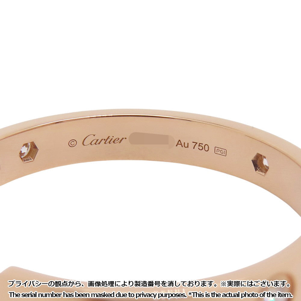 CARTIER Love Hoop Earrings Size MediumB8301433 18K Pink Gold