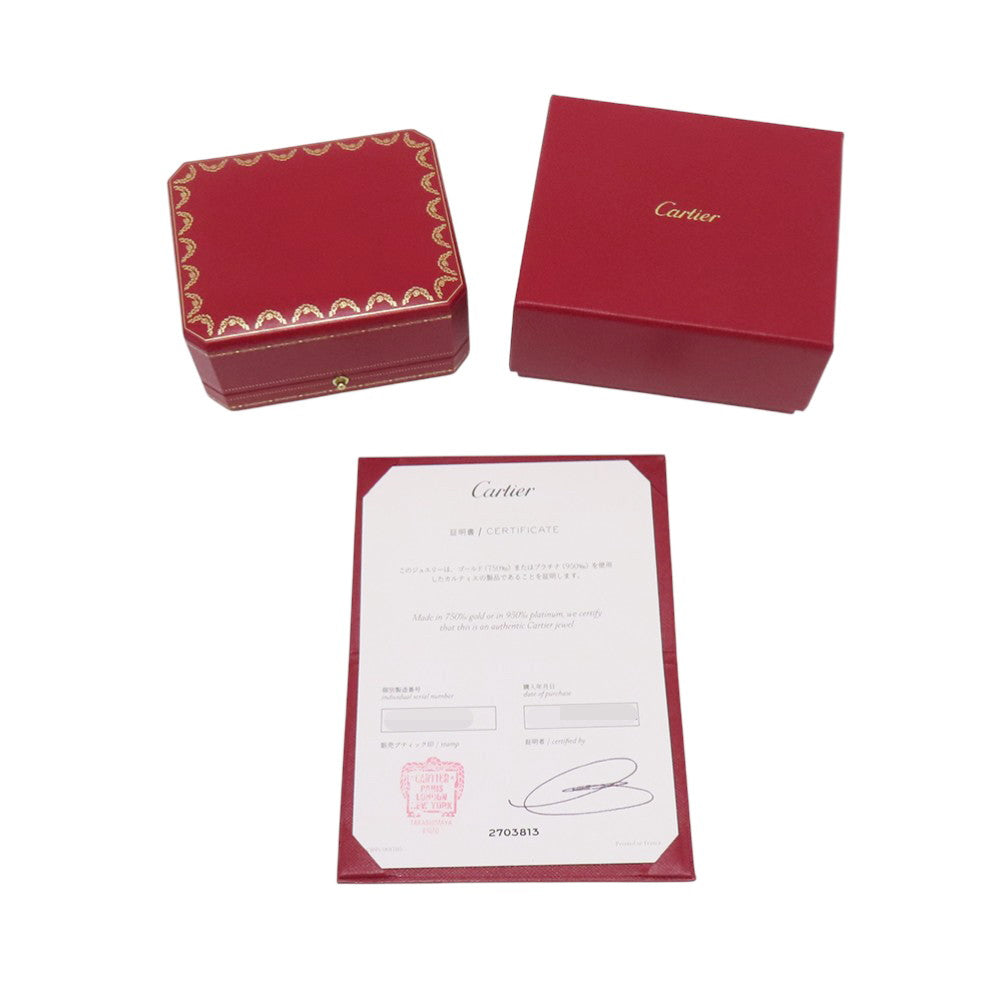 CARTIER Love Hoop Earrings Size MediumB8301433 18K Pink Gold