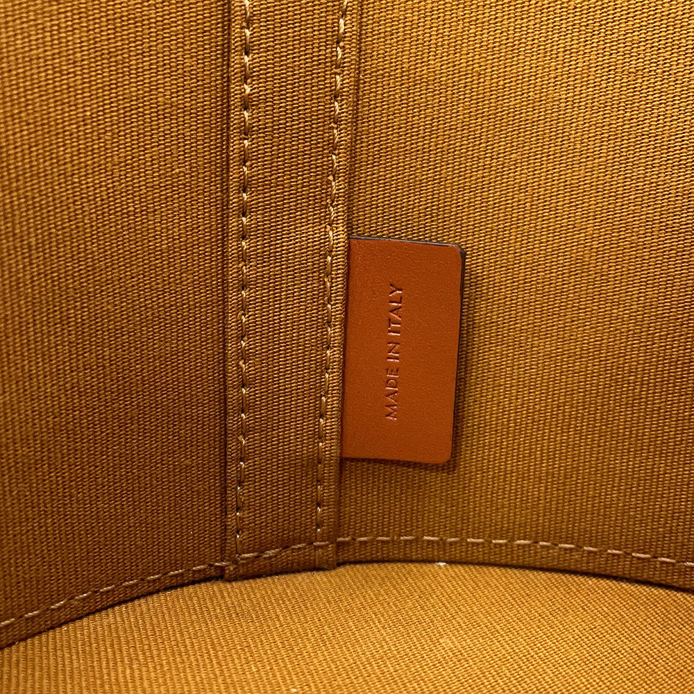 CELINE Triomphe Tambour Tan195192 PVC Leather Size Medium