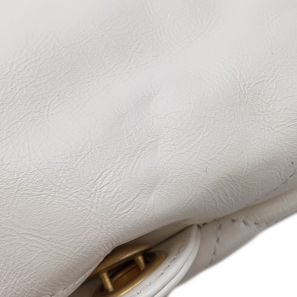 CHANEL CHANEL22 Backpack WhiteAS3313 Leather Size Large