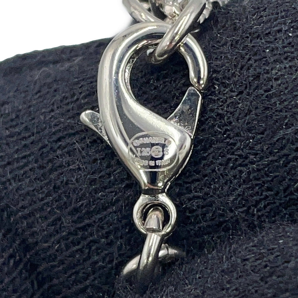 CHANEL CC Logo Faux Pearl Rhinestone NecklaceABF722 Metal Faux Pearl Rhinestone