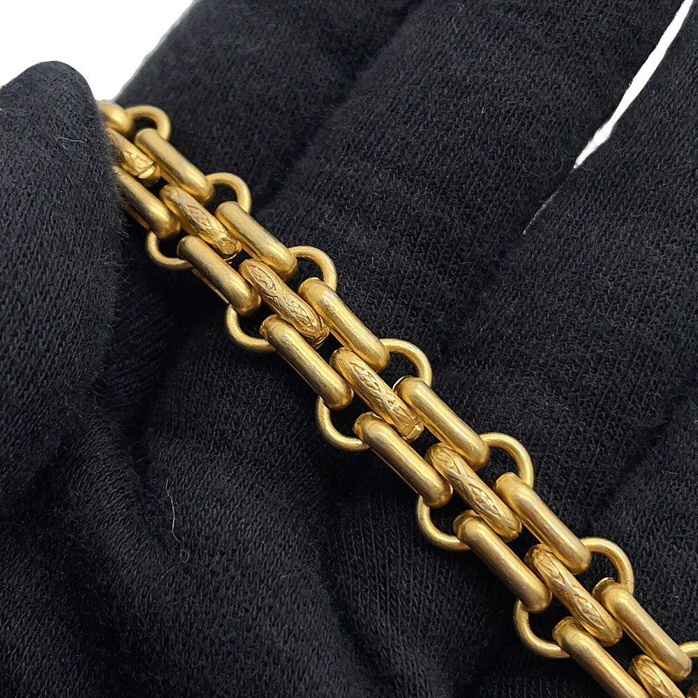 CHANEL Matelasse 2.55 Chain Wallet BlackAP3169 Aged Calf Leather