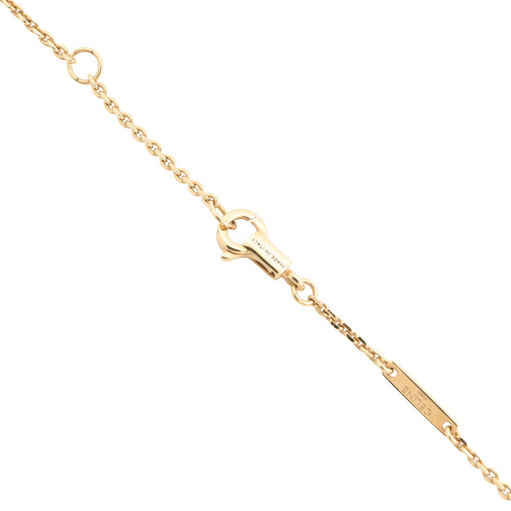 CELINE Triomphe Necklace Gold Gold Plated