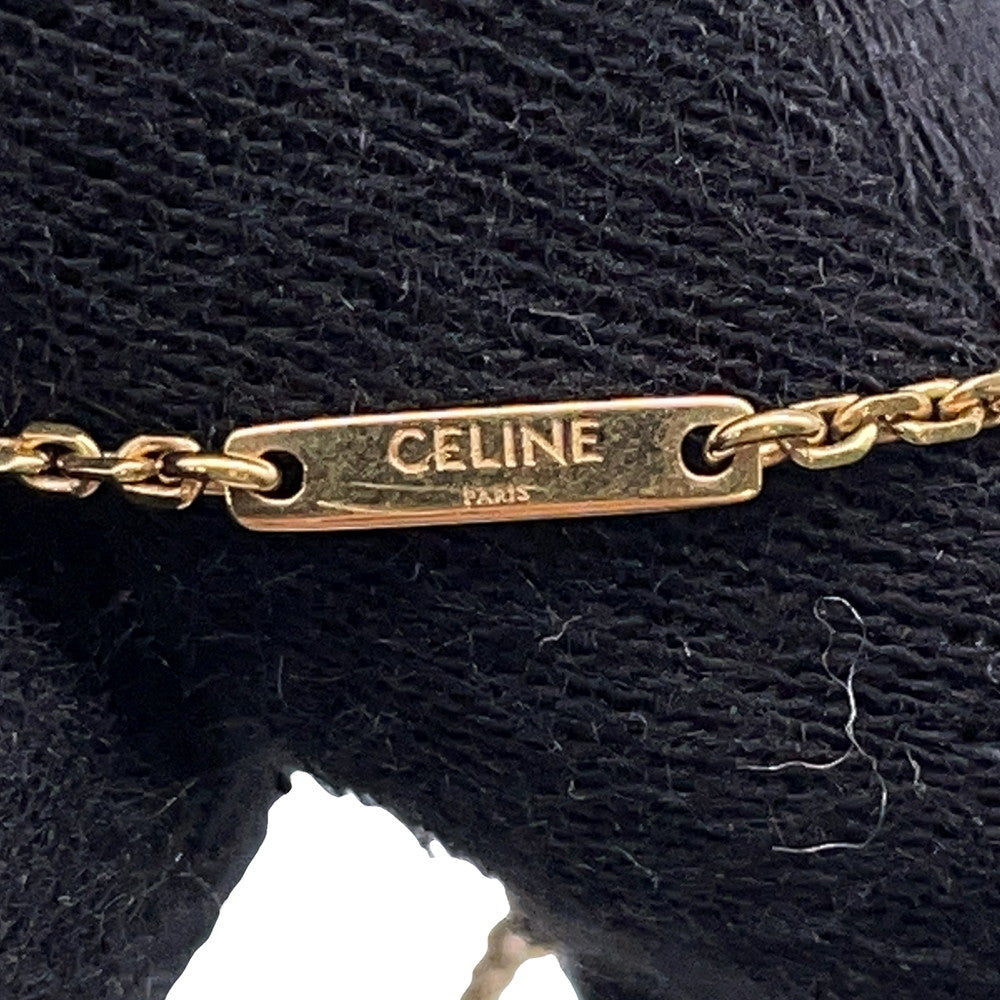 CELINE Triomphe Necklace Gold Gold Plated