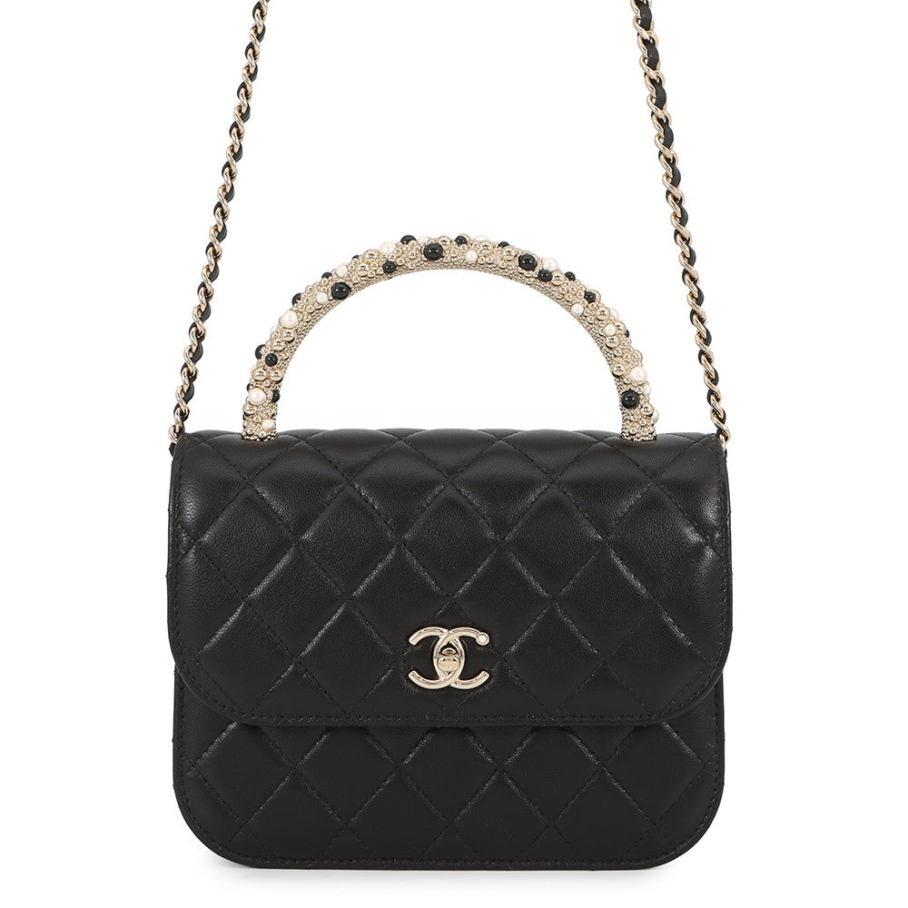 CHANEL ChainClutch Bag BlackAP4976 Lambskin