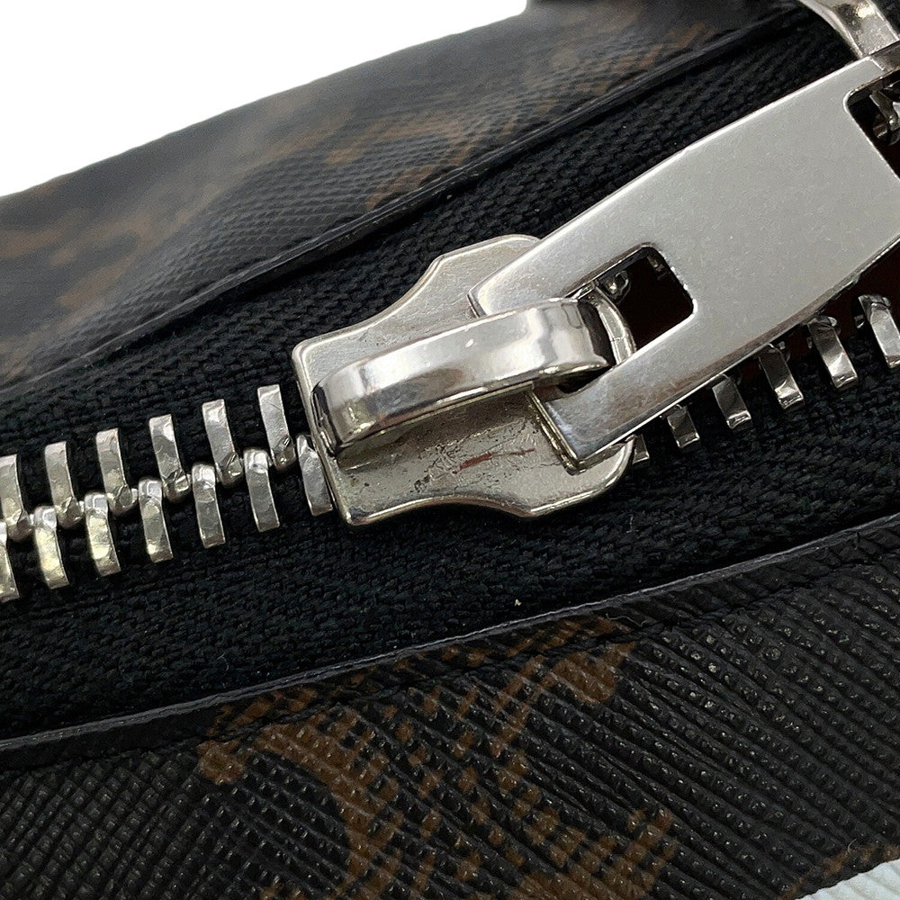 CELINE Triomphe belt bag Brown/Black/White195972 PVC