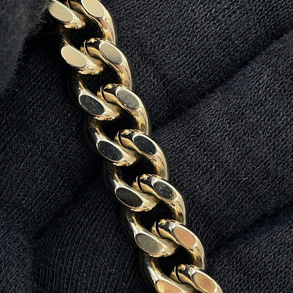 CHANEL CC Logo Key Choker Metal Rhinestone Faux Pearl
