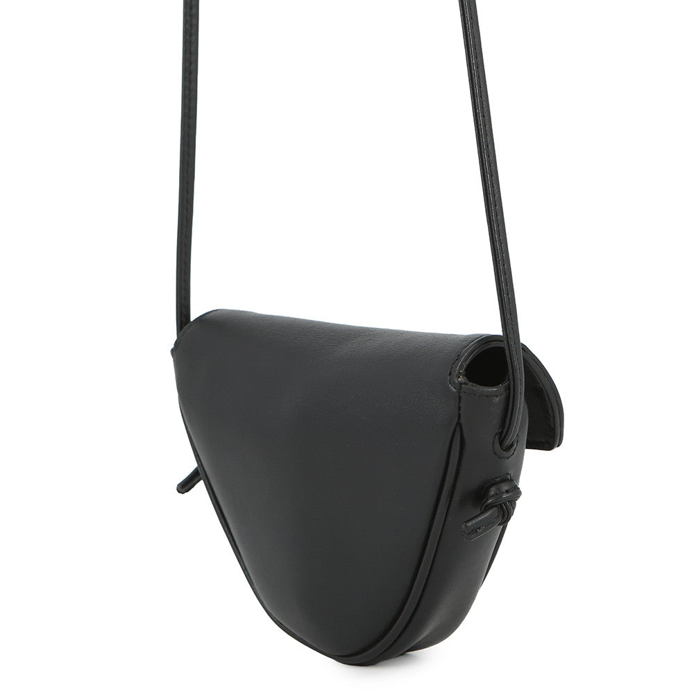 CELINE Triangle Mini Shoulder Bag Black10I193DMO Leather