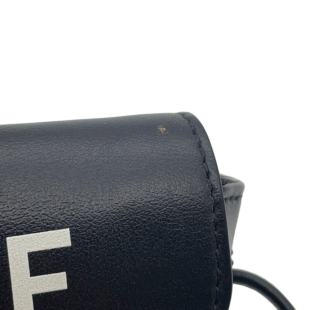 CELINE Triangle Mini Shoulder Bag Black10I193DMO Leather