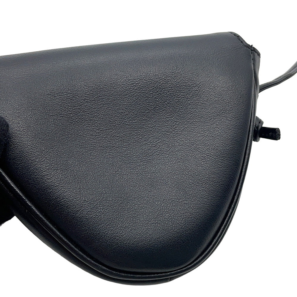 CELINE Triangle Mini Shoulder Bag Black10I193DMO Leather