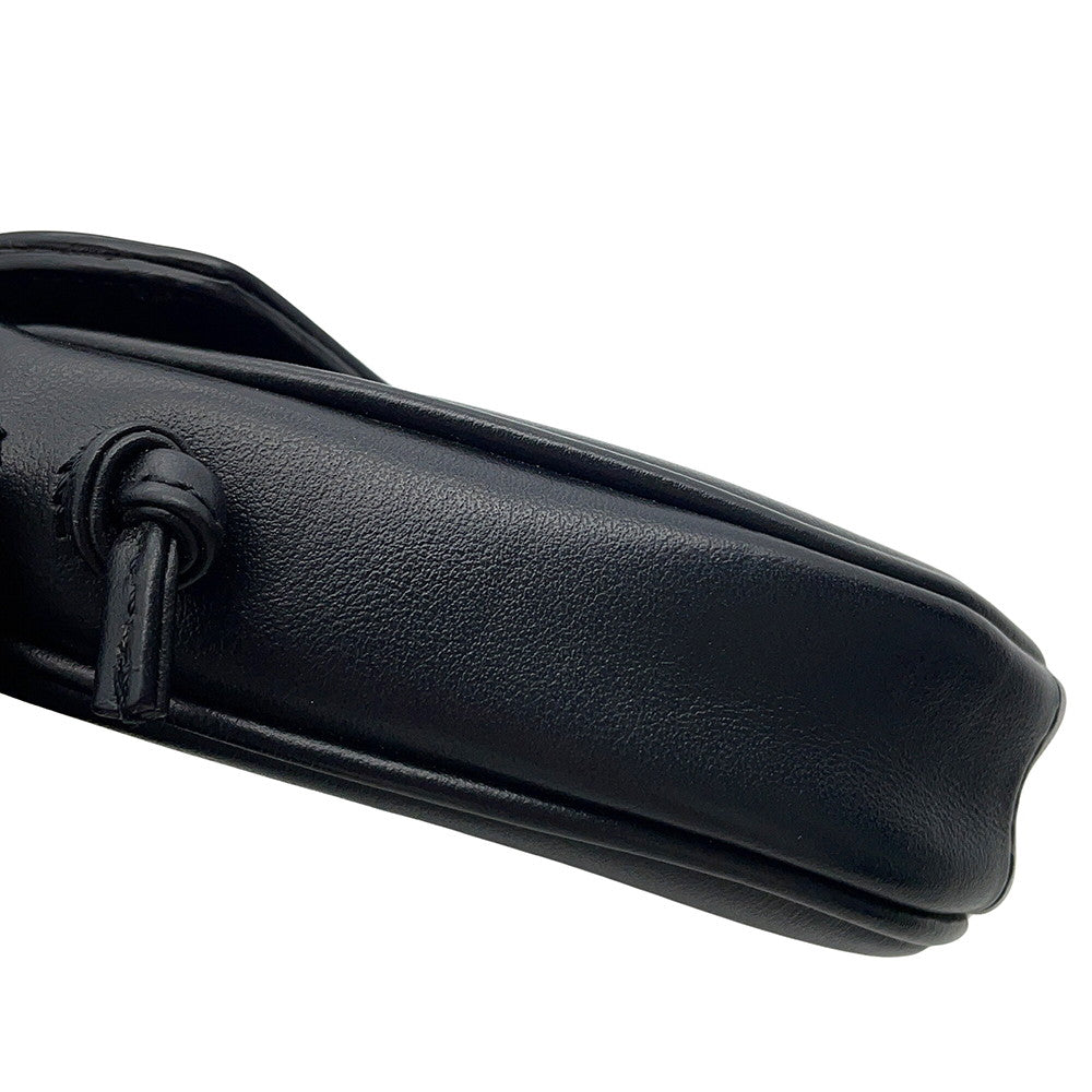 CELINE Triangle Mini Shoulder Bag Black10I193DMO Leather