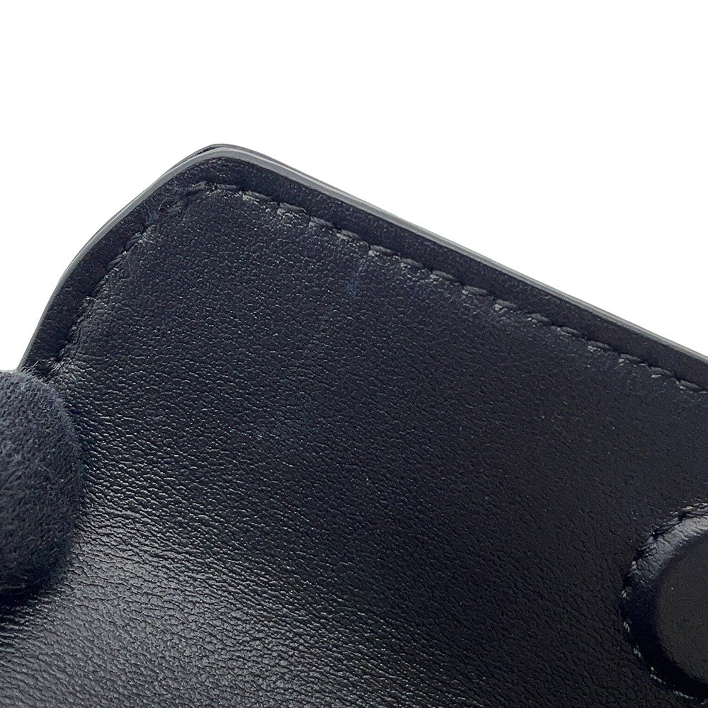 CELINE Triangle Mini Shoulder Bag Black10I193DMO Leather